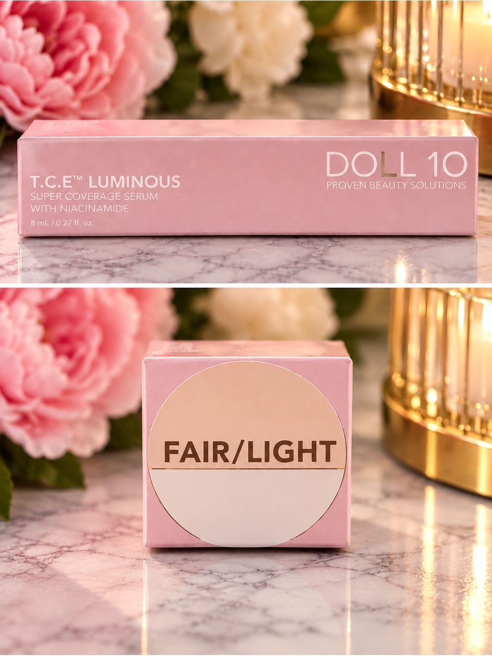 Dollcake T.C.E. Luminous Super Coverage Serum - Fair/Light (Pink Packaging)